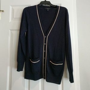 J Crew Navy Cardigan